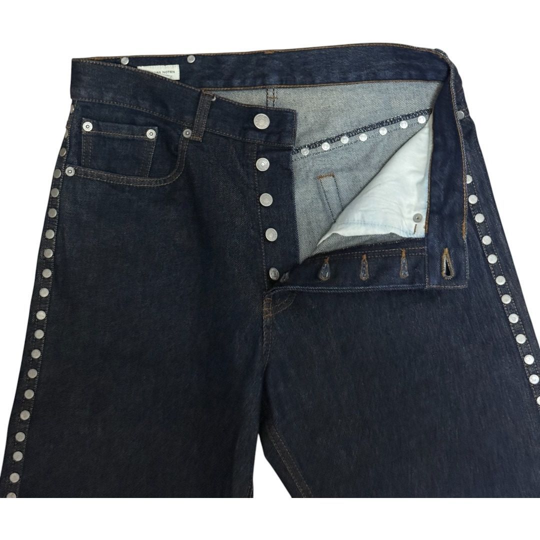 美品】ドリスヴァンノッテン DRIES VAN NOTEN サイドスタッズ デニム