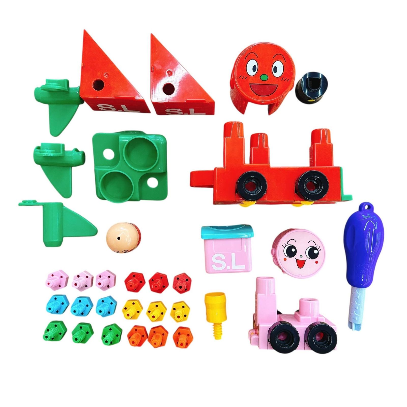 アンパンマン くみたて DIY ねじねじSLマン と ポッポちゃん mxn26g8 Amazon.co.jp: アンパンマン くみたて DIY ねじねじSLマン と