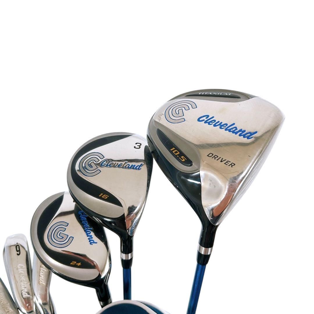 ‼️クリーブランドゴルフ 豪華11本 ゴルフクラブセット 美品‼️ 豪華フルセット】Cleveland クリーブランド メンズ11本セット