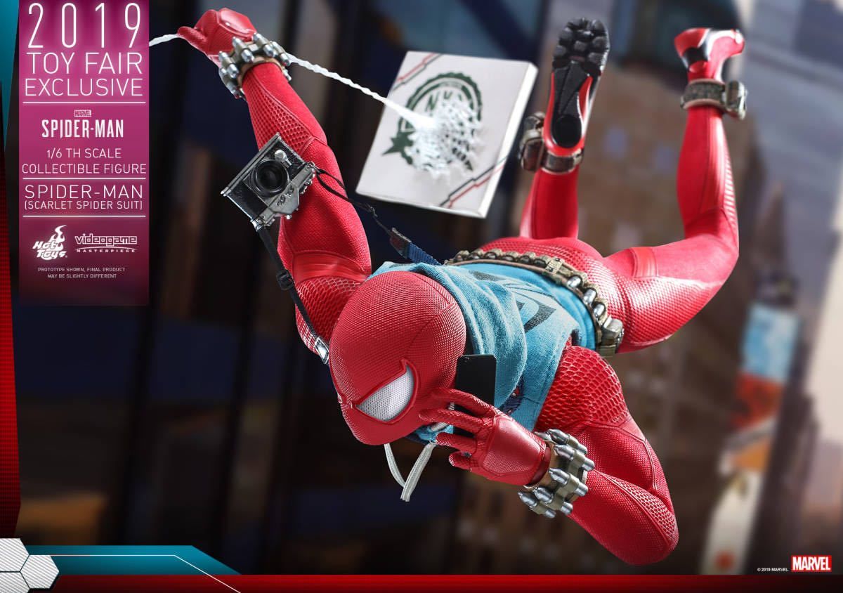 VGM34 ホットトイズ 1/6 スカーレット・スパイダー・スーツ ビデオゲーム・マスターピース】『Marvel's Spider