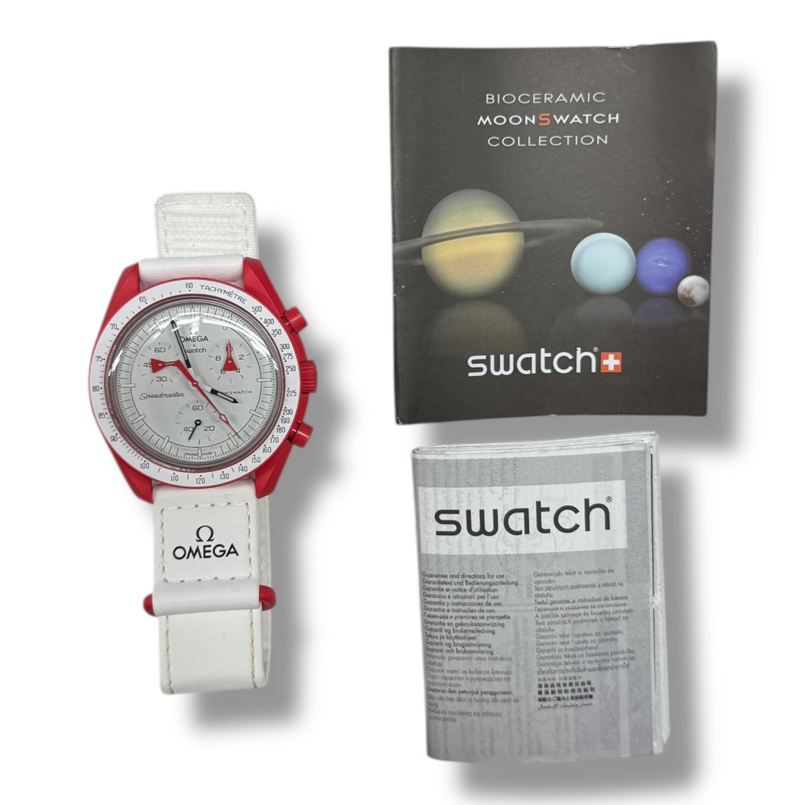 参考上代41800円 OMEGA × Swatch MISSION TO MARS ミッショントゥ 