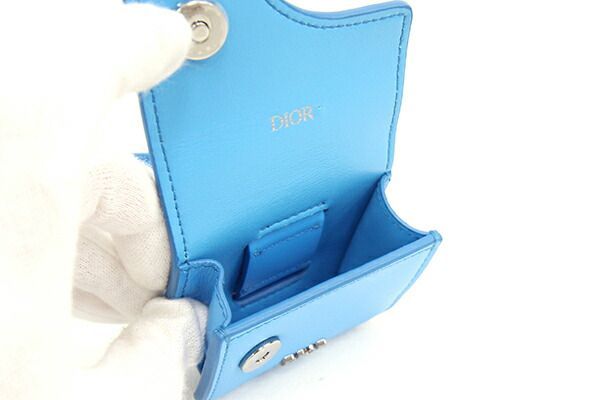 ディオール オム イヤホンケース Air Pods Pro ブルー レザー - メルカリ