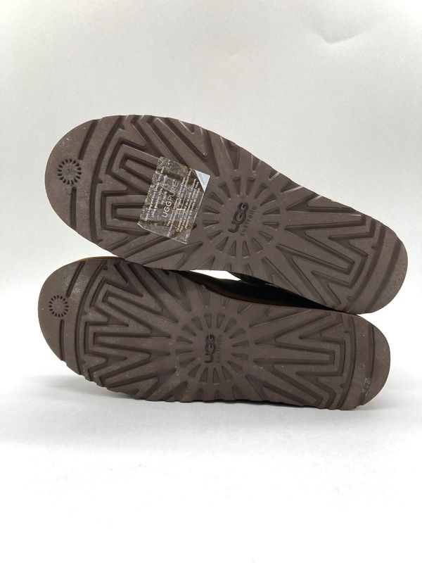  UGG アグ ムートンブーツ CLASSIC MINI STITCH 1008621 き クラシックミニ ステッチ メンズ 27 cm ブラウン 靴 B 14940 ムートンブーツ ブーツ 革靴