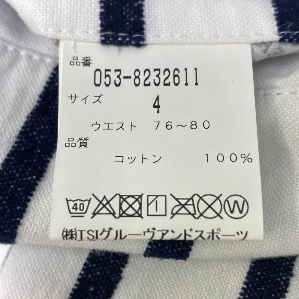 サイズ：4 PEARLY GATES パーリーゲイツ 中綿パンツ ネイビー系