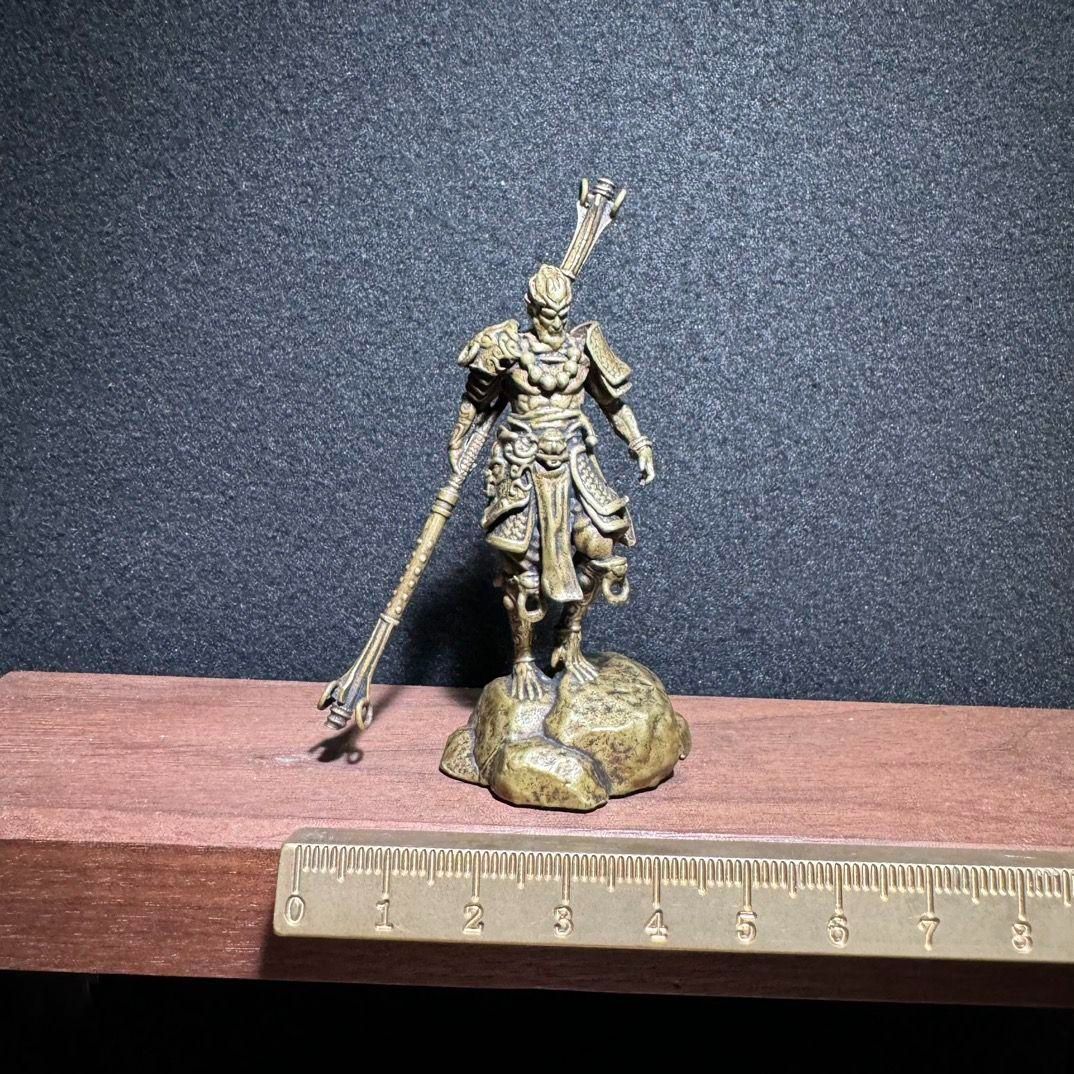 銅細工 孫悟空彫像 斉天大聖 書道具 文房具 装飾品 工芸品 美術品 置物 銅製 斉天大聖孫悟空仏像 孫行者 装飾品 工芸品 置物 - メルカリ
