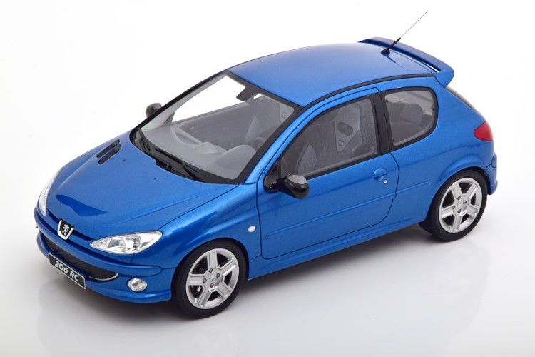 オットーモービル 1/18 プジョー 206 RC 2003 ブルーメタリック 2000台