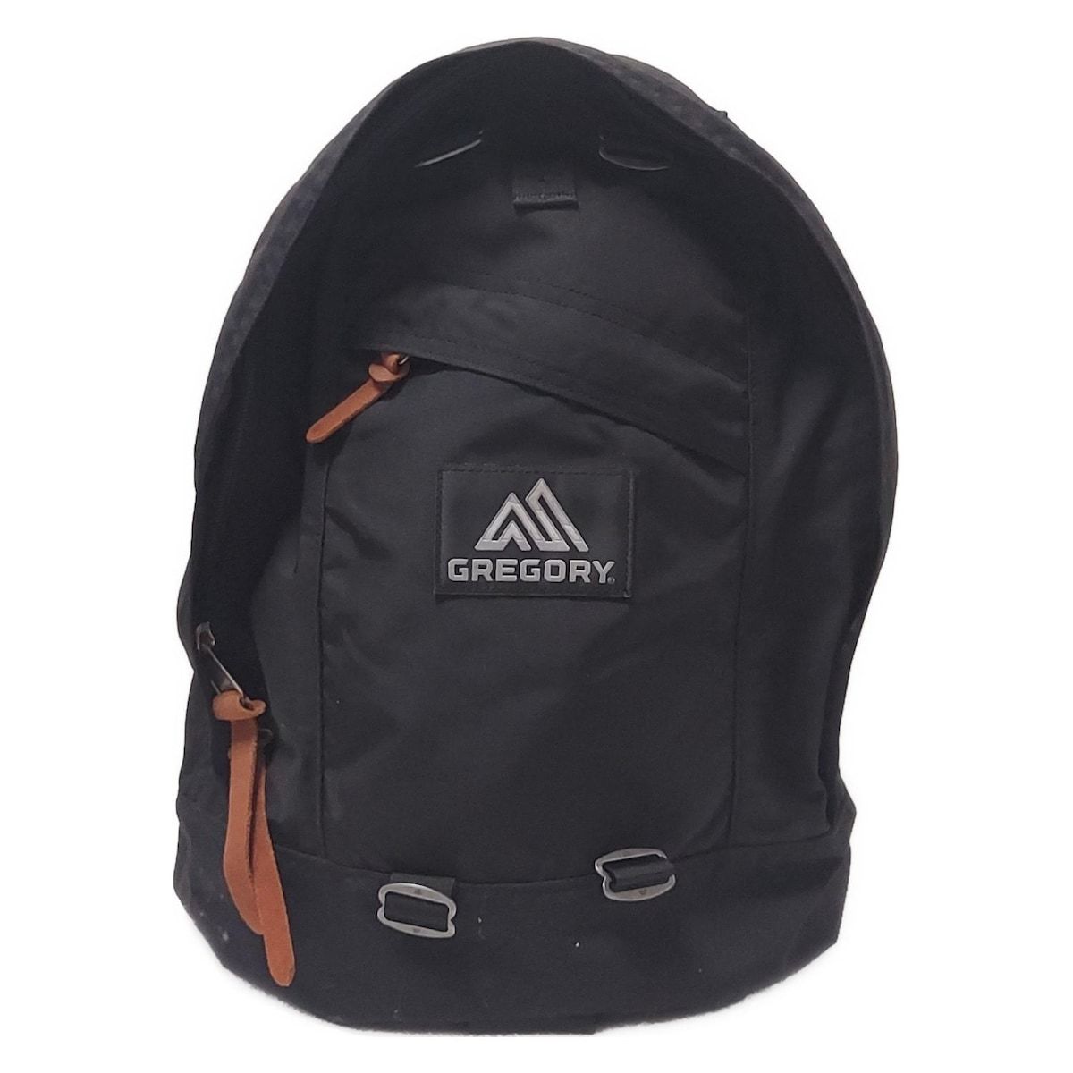 GREGORY グレゴリー リュックサック - 黒×ダークブラウン