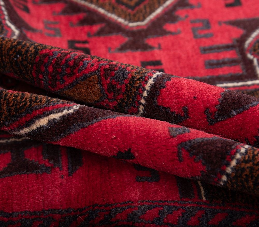 遊牧民バローチの手織り絨毯【約193cm x 107cm】 / ラグ バローチ 