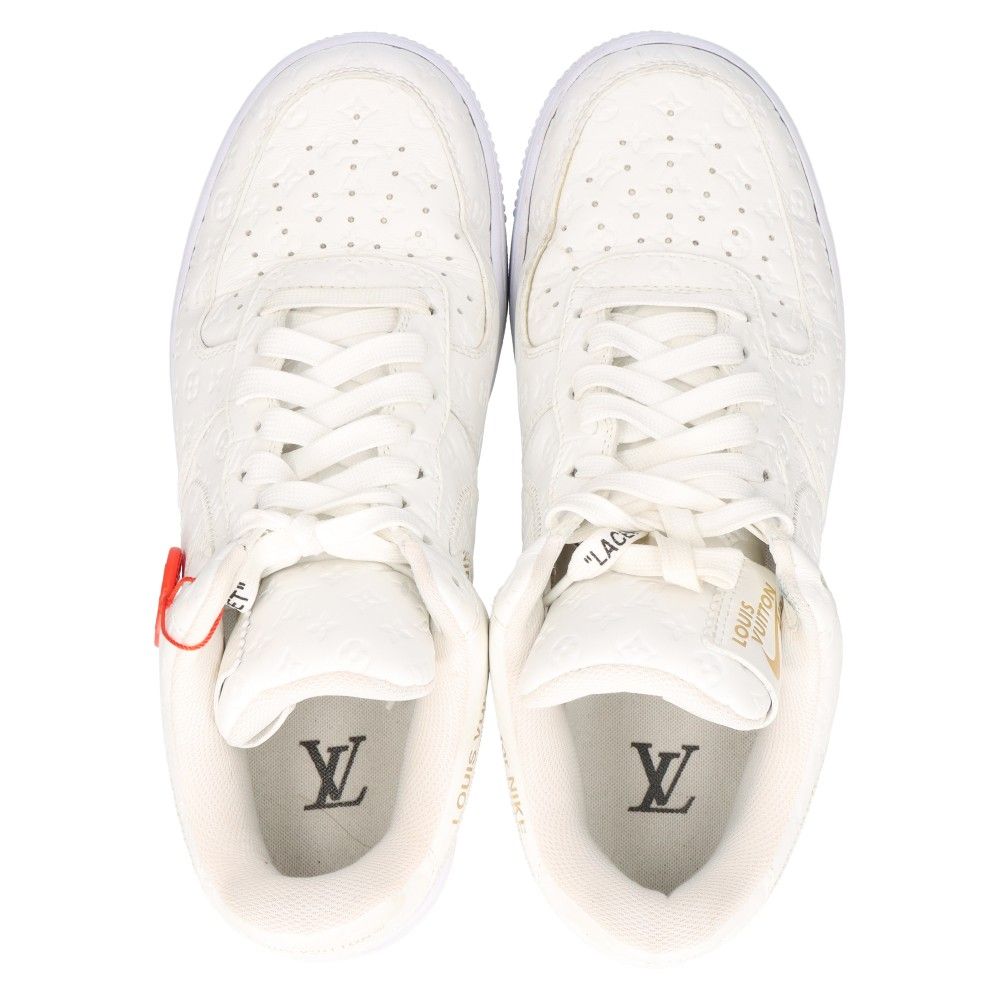 LOUIS VUITTON (ルイヴィトン) ×NIKE AIR FORCE 1 LOW×ナイキ エアーフォース1 ローカットスニーカー ホワイト  US7 1/2 LD0212 - メルカリ