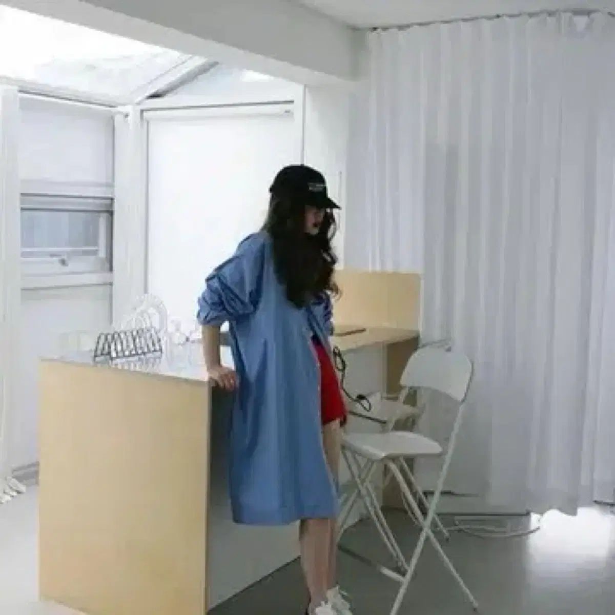 freckle seoul ロング シャツ ワンピース
