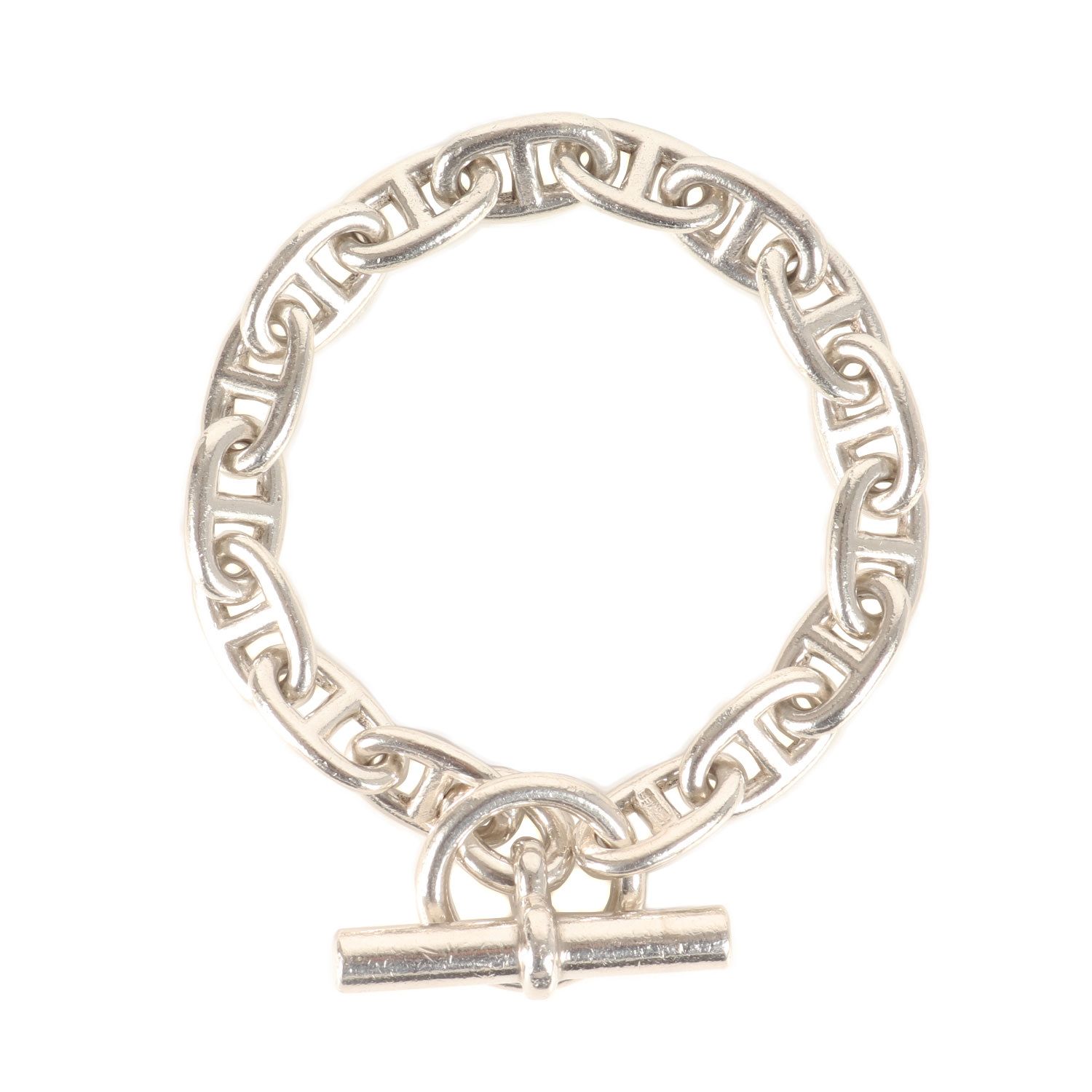 HERMES エルメス シェーヌダンクル ブレスレット MM Chaine dancre 