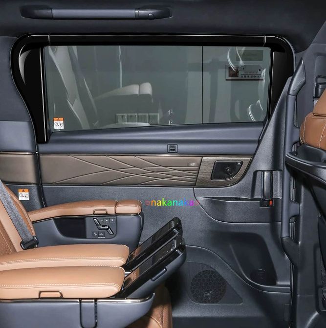 23 年モデル トヨタアルファード ヴェルファイア 40 系対応 中ドアウインドウ内装モール 内装黒化改装用