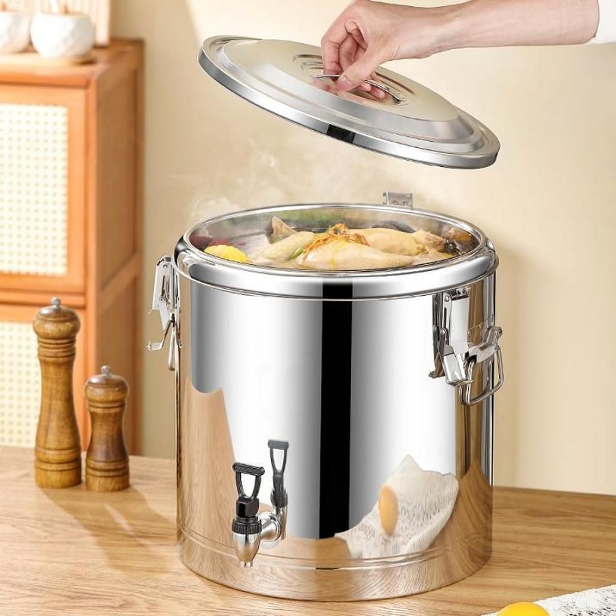 ウォータージャグ タンク 保温ジャグ ステンレス断熱バケツ 断熱アイスペール 10L 15L 20L 25L 30L 40L 50L 大容量 ステンレス キーパ
