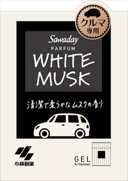まとめ買い-28点セット Ｓａｗａｄａｙクルマ ゲル パルファムホワイトムスク 小林製薬 芳香剤 車用