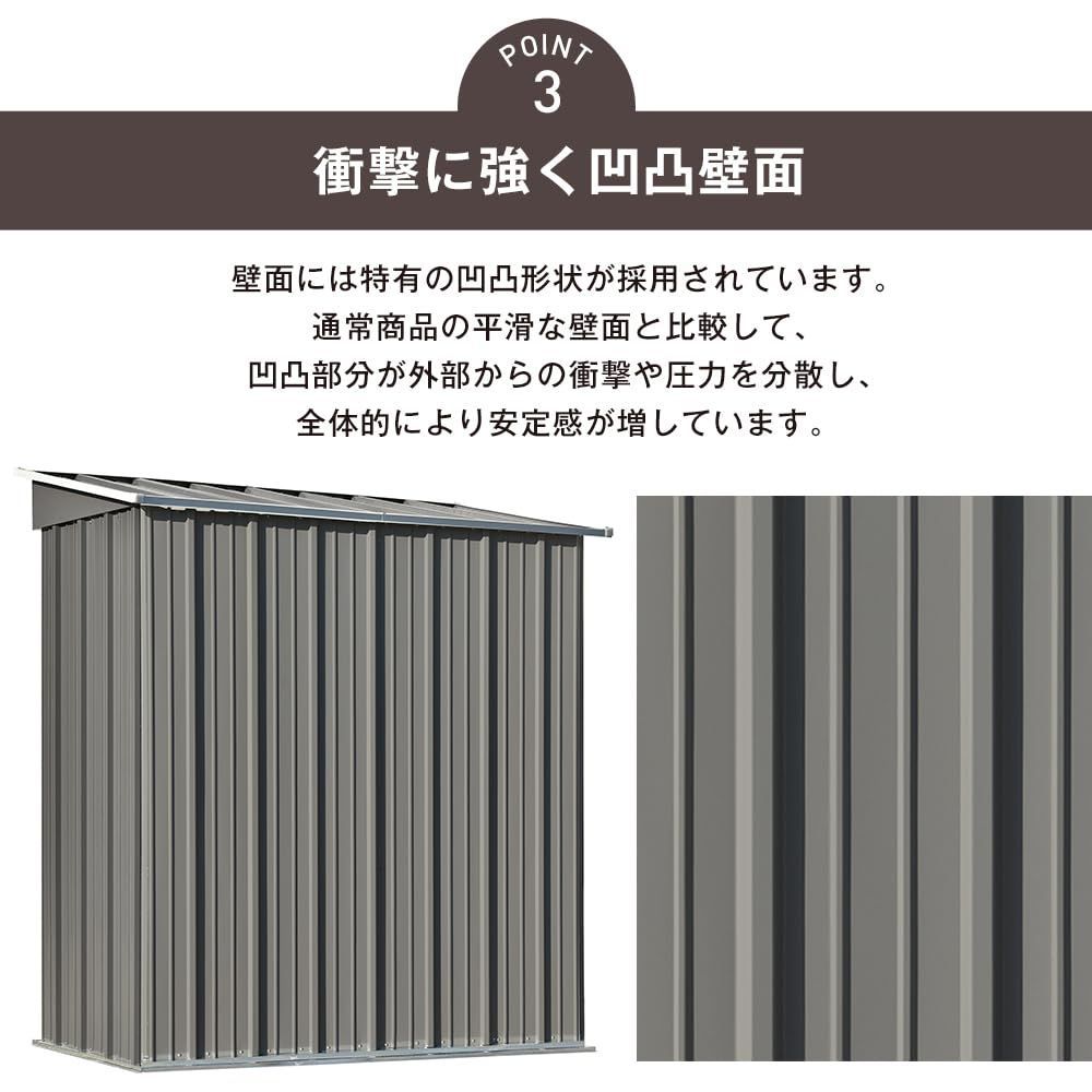 屋外 スチール 倉庫 戸外収納庫 物置 幅162 奥行き92 高181 物置き おしゃれ 大型 収納庫 屋外物置 防さび ベランダ 可動棚付き OSJ 防水 ドア 引戸 スチール物置 屋外収納 ロック付き ガーデニング 庭
