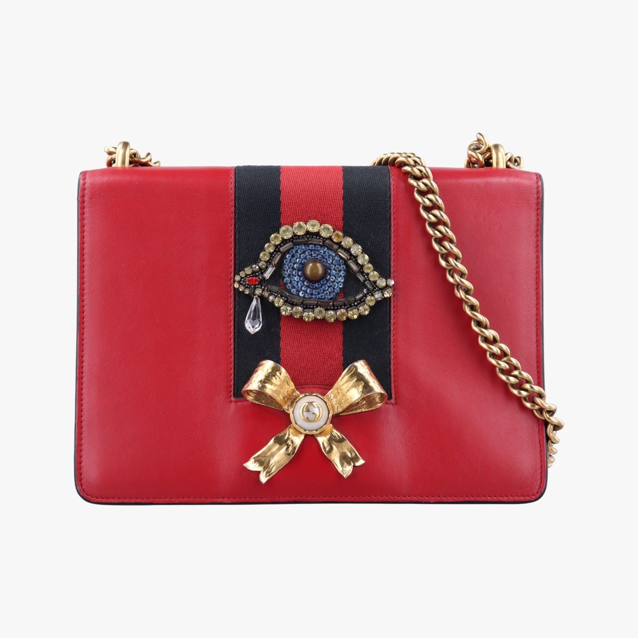 グッチGucciピオニー アイ レッドxマルチカラー レザー 432280 C019794476