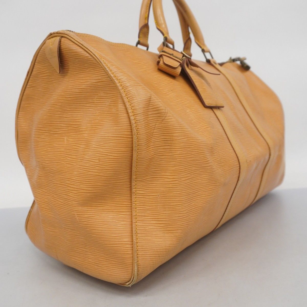 LOUIS VUITTON エピ キーポル50 ボストンバック M42941 訳あり ルイ