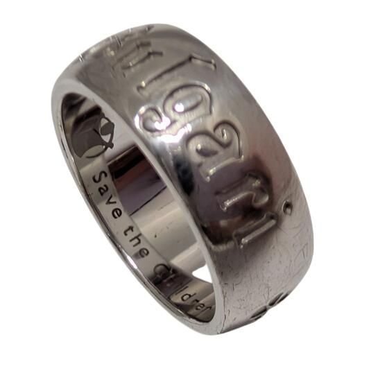 ブルガリ リング セーブ ザ チルドレン SV925 シルバーリング ＃58  