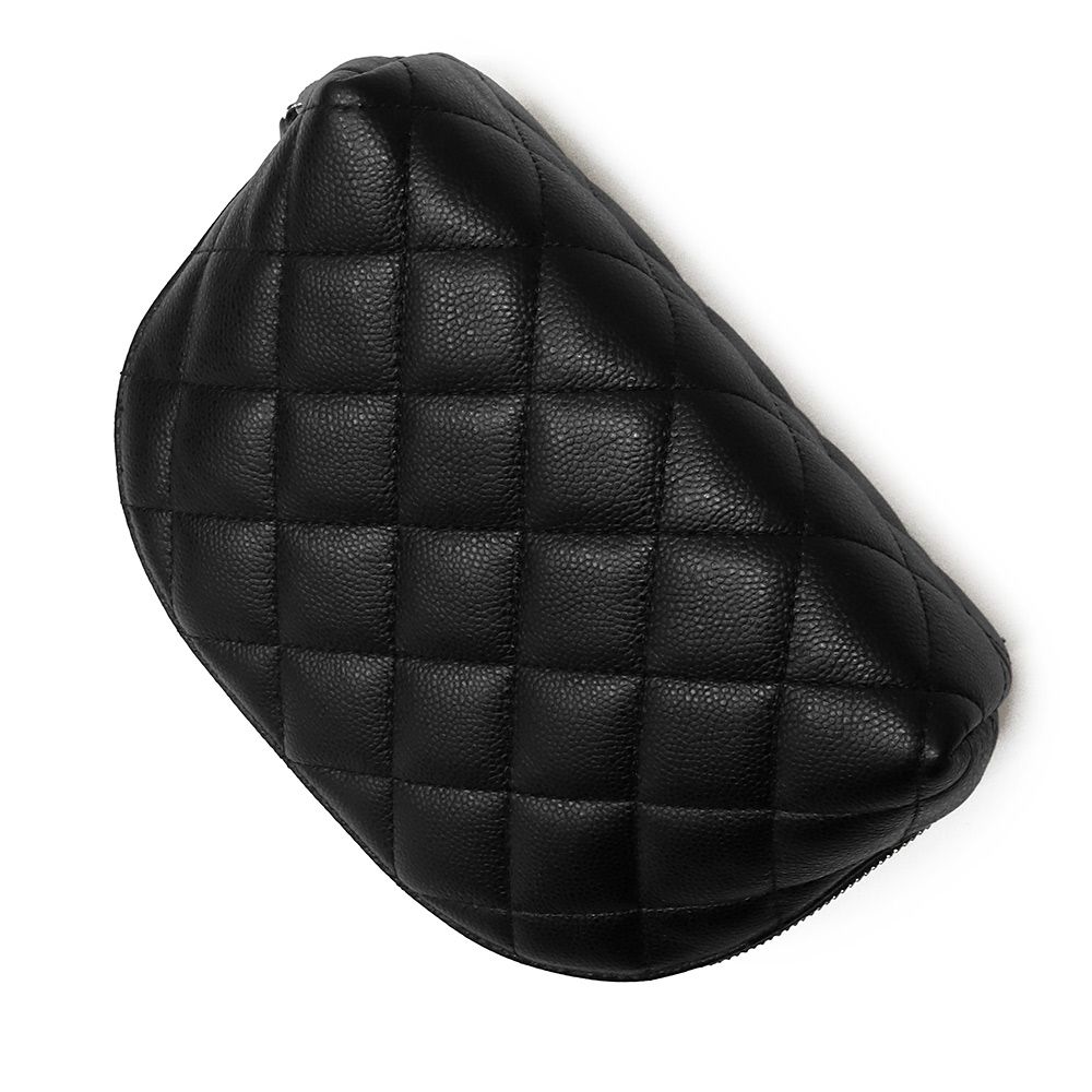 シャネル マトラッセ タイムレス クラシック ココマーク コスメ 化粧ポーチ キャビアスキン レザー ブラック ゴールド金具 AP3996 CHANEL DECORATOM_COM_BR