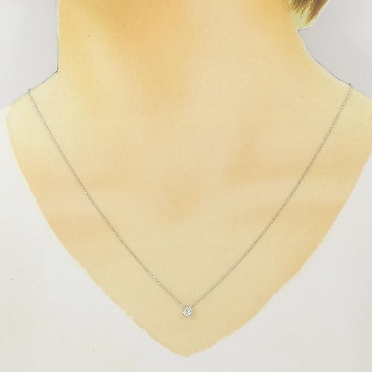 pt850ネックレス PT900/PT850 ダイヤモンド ネックレス 0.14CT - メルカリ