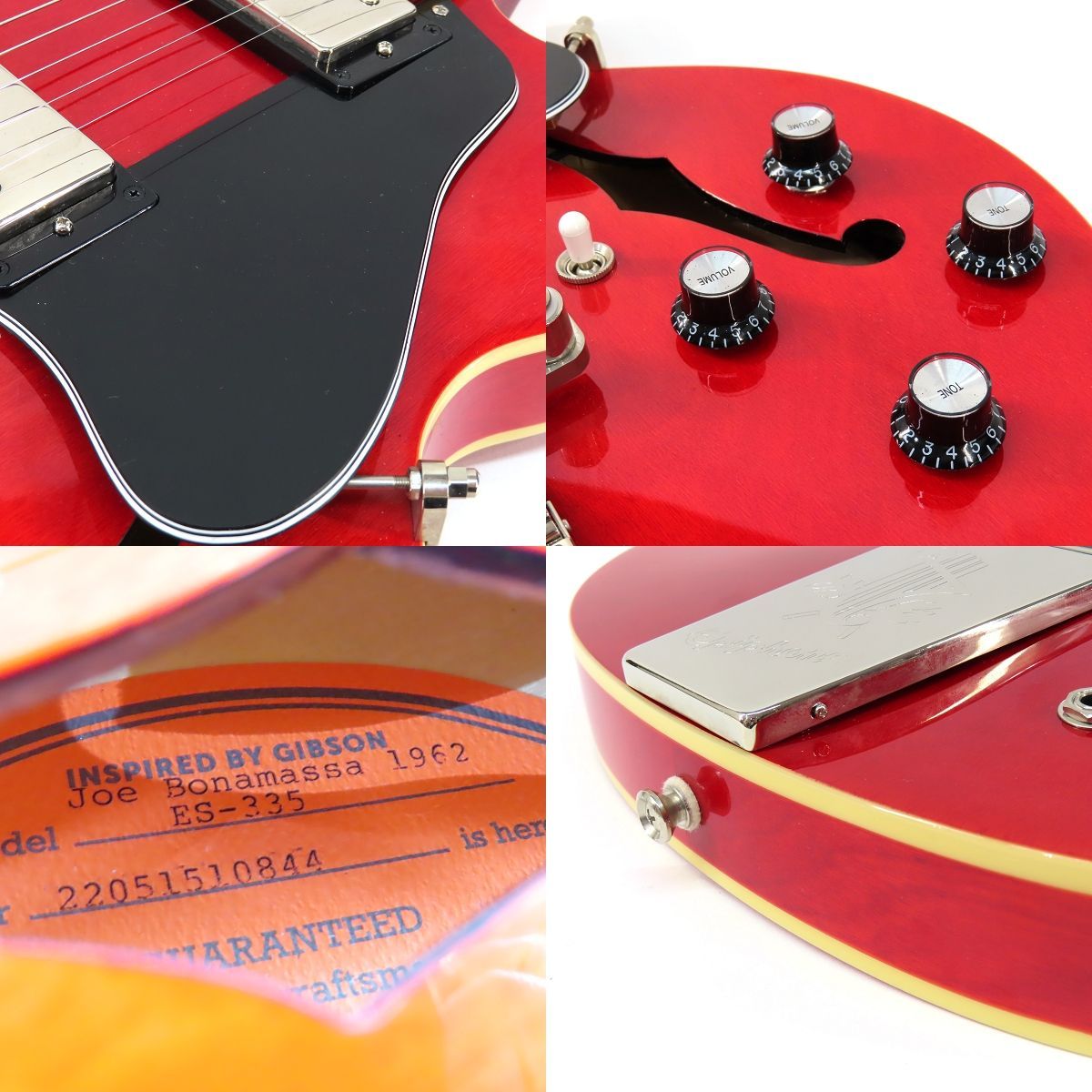 Epiphone エピフォン Joe Bonamassa 1962 ES335 CH ジョー・ボナマッサ セミアコ エレキギター ※中古 - メルカリ