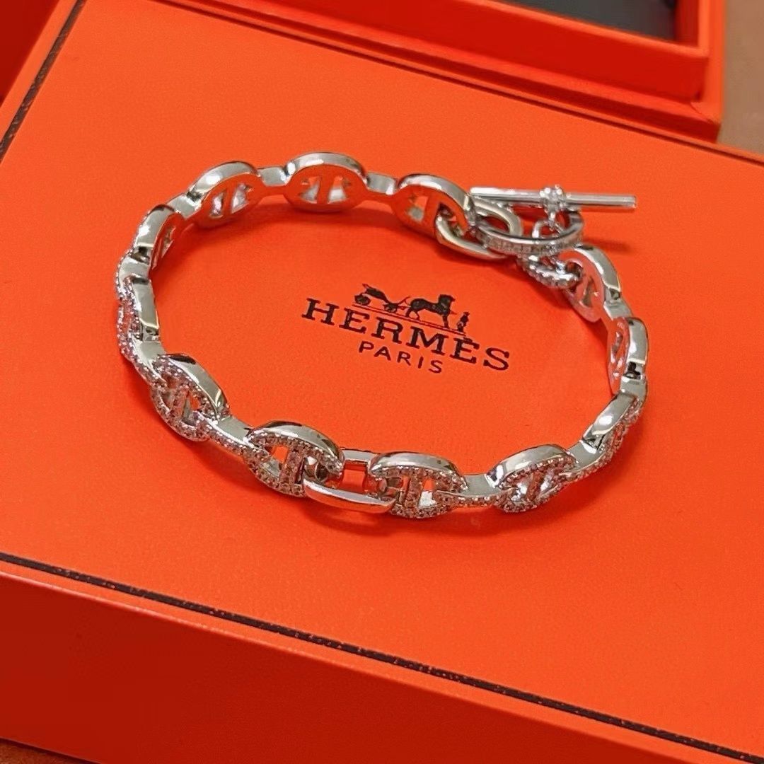 HERMES エルメス シルバーブレスレット