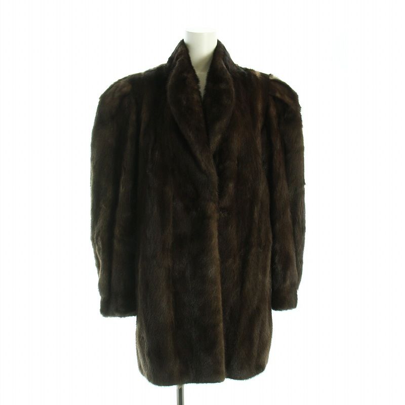 Altima(アルティマ) コート サイズF レディース - ダークブラウン 毛皮  