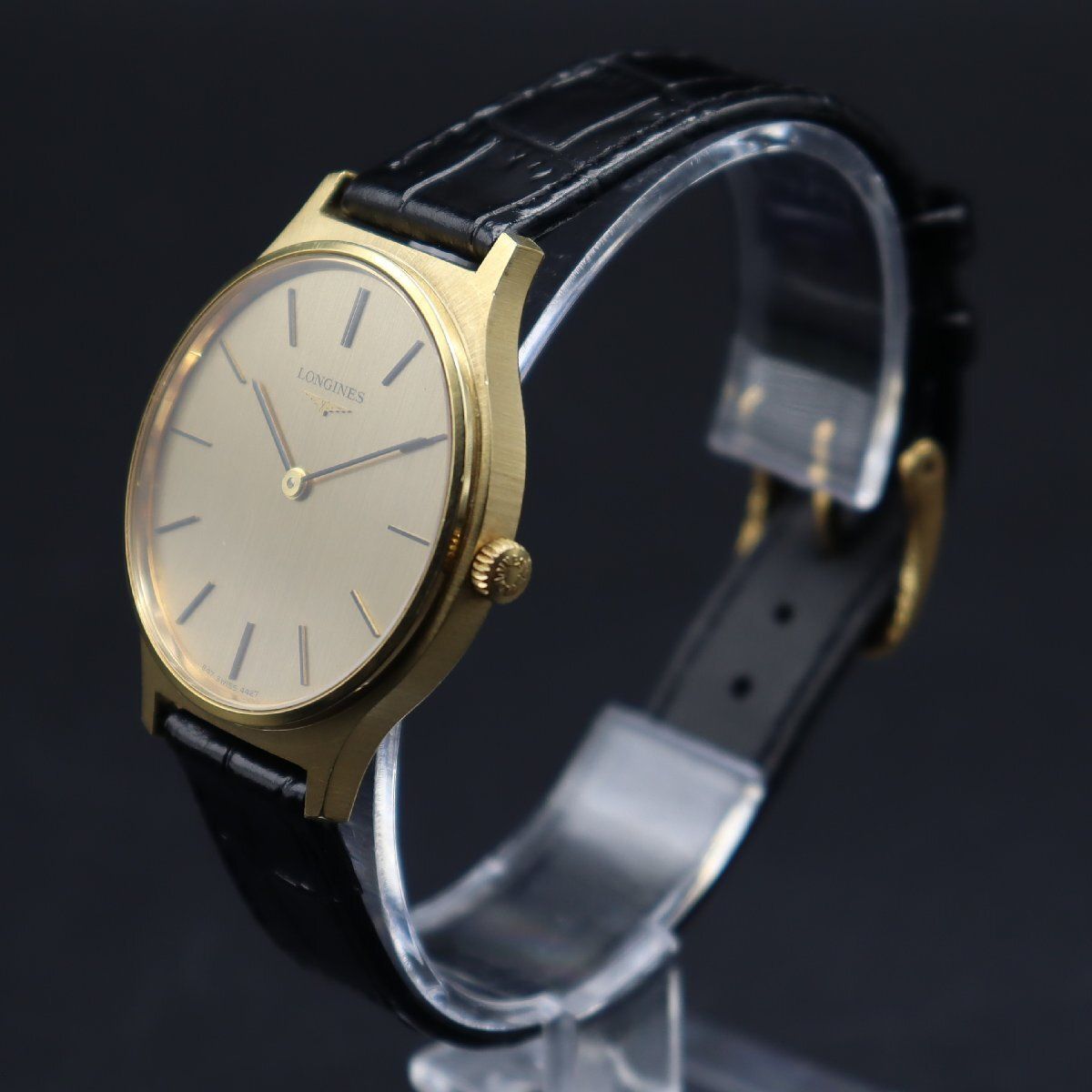 ORIS アンティーク手巻き時計 ゴールドケース ホワイト文字盤