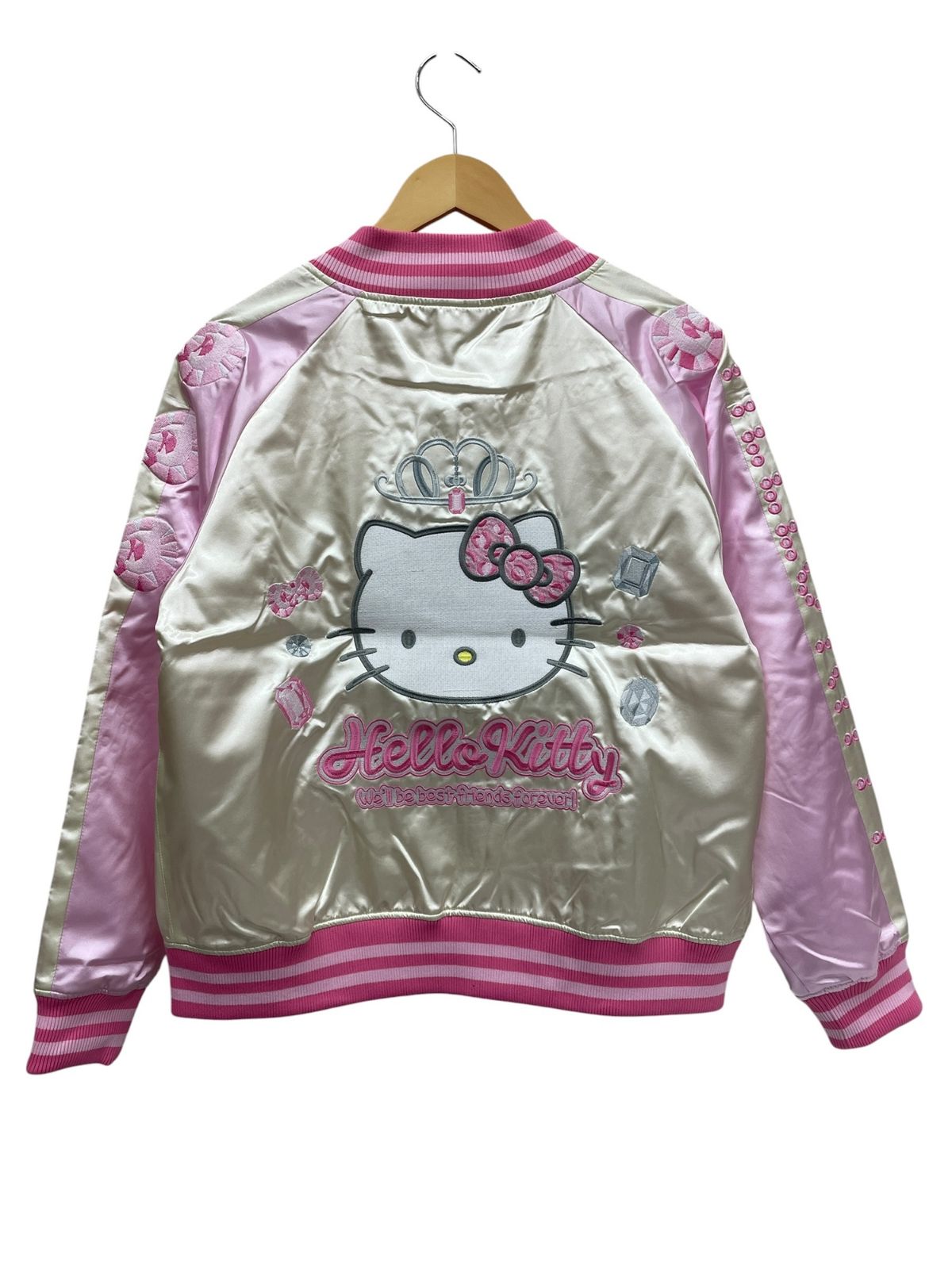 MARUSHIN 丸眞 サンリオ ハローキティ ジュエリーリボン スカジャン 3825013700 Ｌ レディース 045