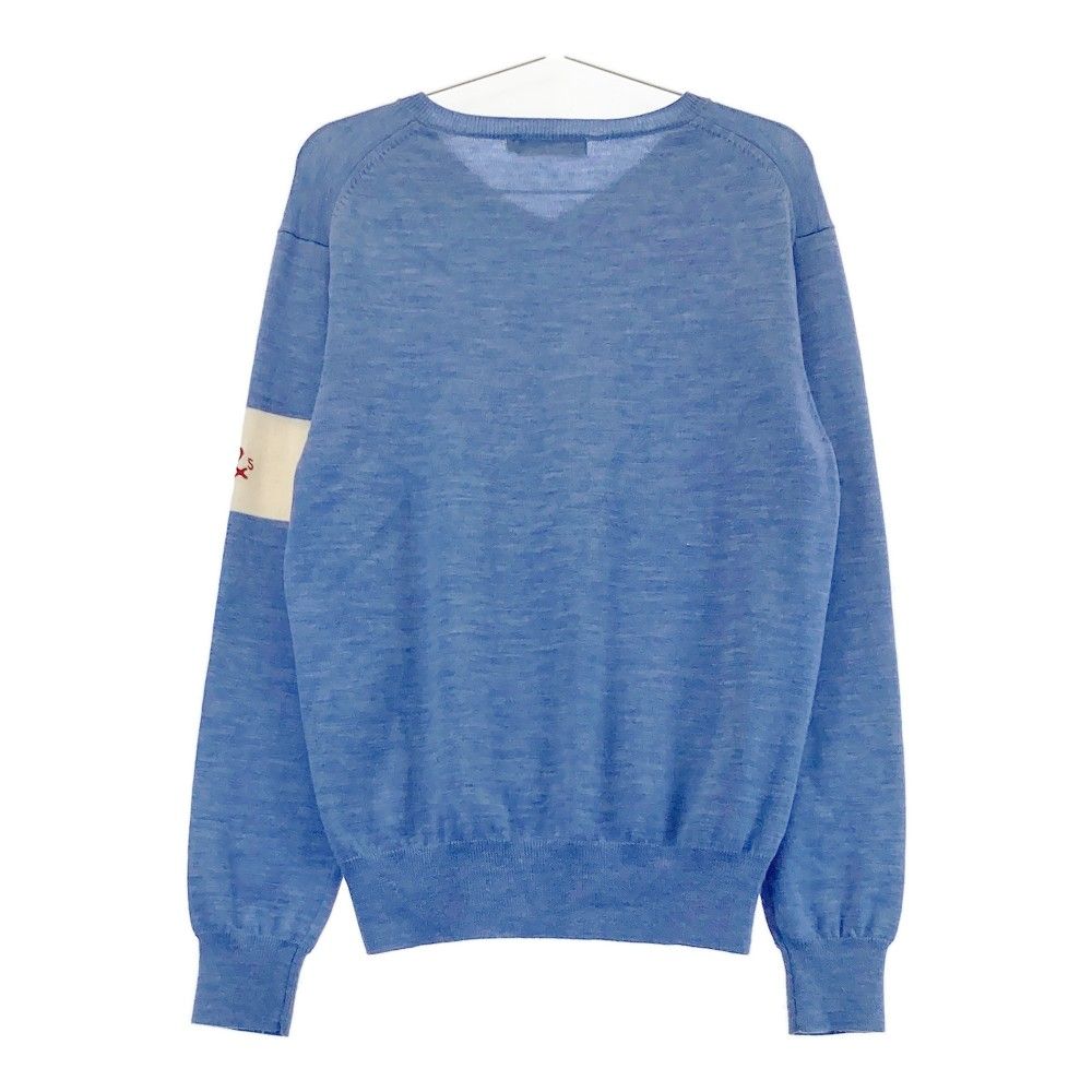 サイズ：M ROUGH&SWELL ラフアンドスウェル ニットセーター ブルー系