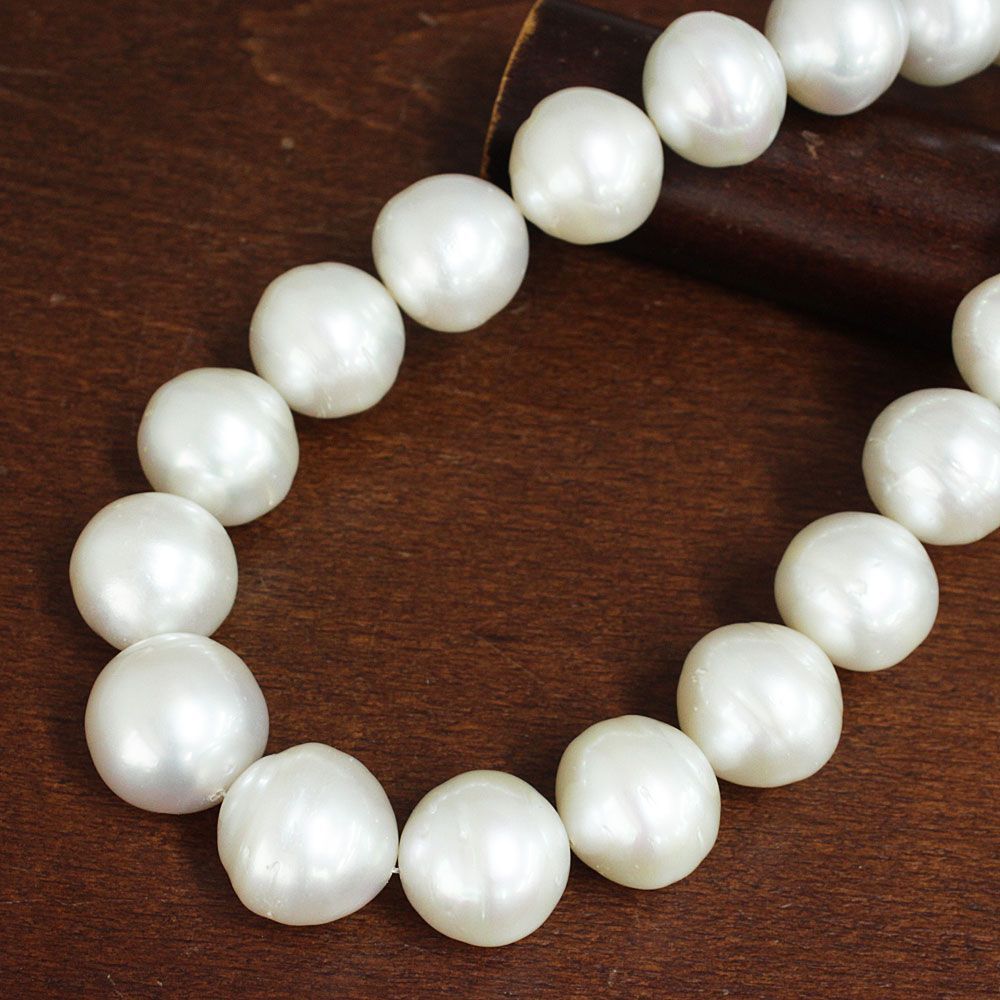希少 圧巻の超大粒！ 14-17mm 南洋 白蝶 真珠 ネックレス 鑑別 - メルカリ 