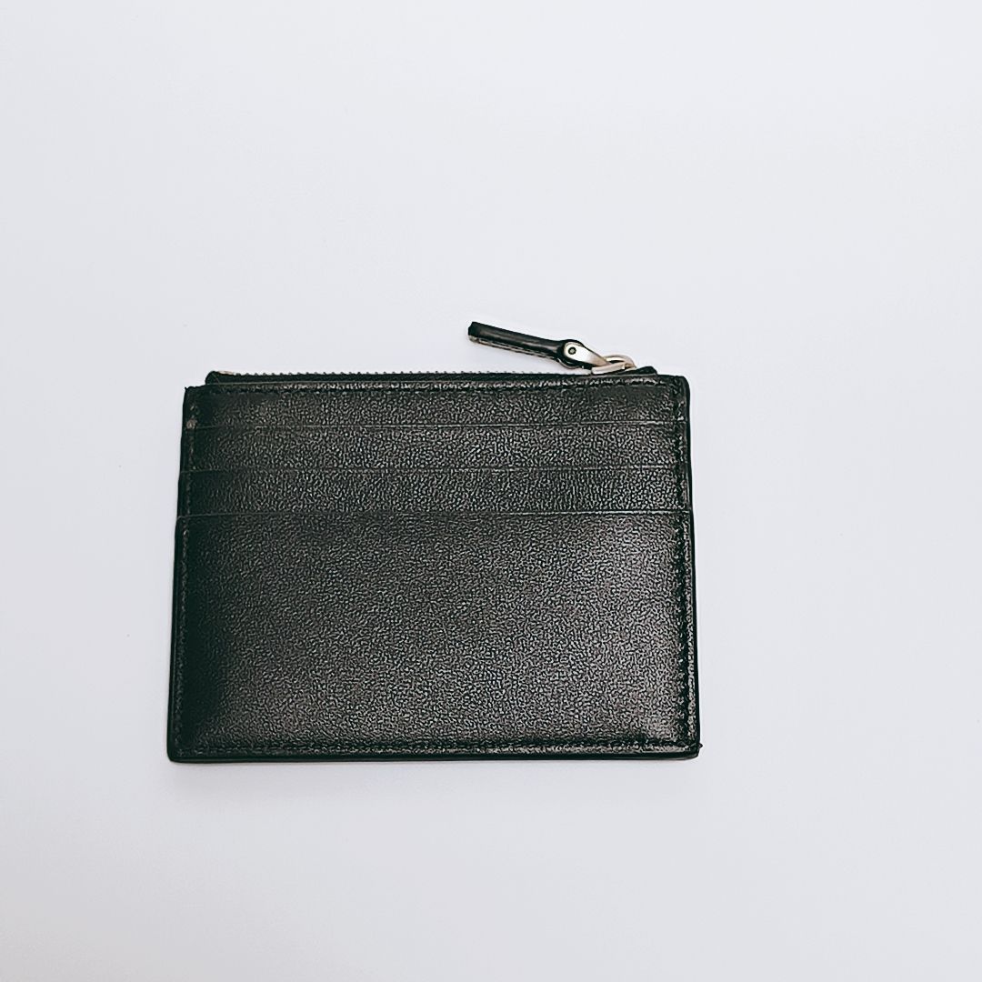 ♦VALENTINO♦ロゴ カードホルダー☆正規品☆ Vロゴ シグネチャー グレインカーフスキン カードホルダー for