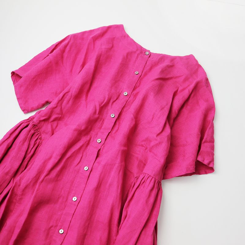 美品 2023SS 今季 ネストローブ nest Robe リネン天然染め 美品 2023SS 今季 ネストローブ nest Robe リネン天然染め