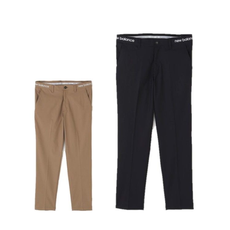 25秋冬 ニューバランス ゴルフ New balance Golf メンズ 撥水 ストレッチ ロングパンツ 5231005 長ズボン ボトム ジャストレングス シンプル