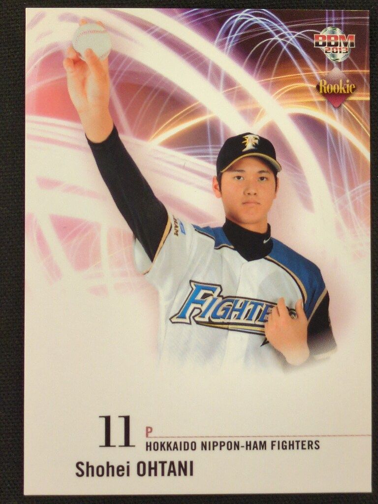大谷翔平 ファイターズ 記念品 2013-2017 BBM 2013 ROOKIE EDITION 日本ハムファイターズ 大谷翔平/投手