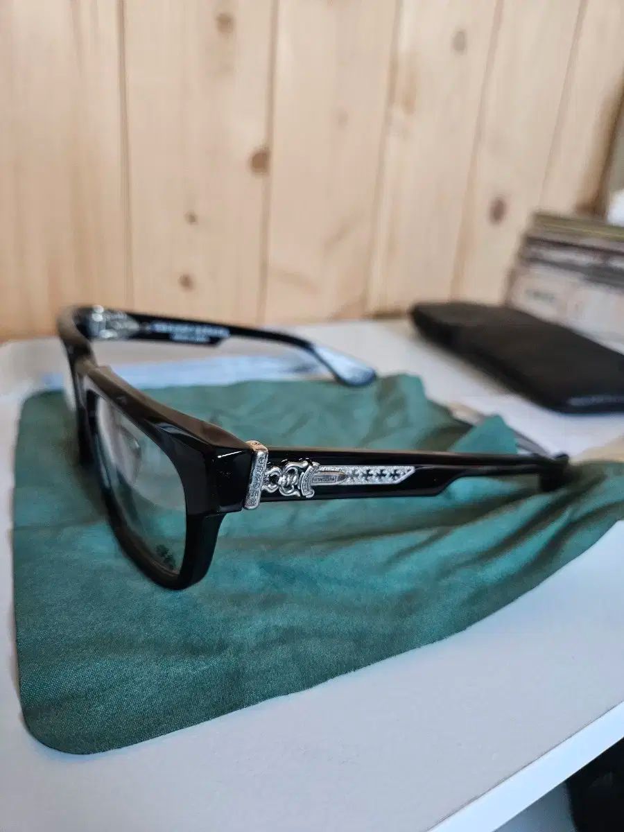 OS CHROME HEARTS クロムハーツ ボックスオフィサー メガネ バージョン