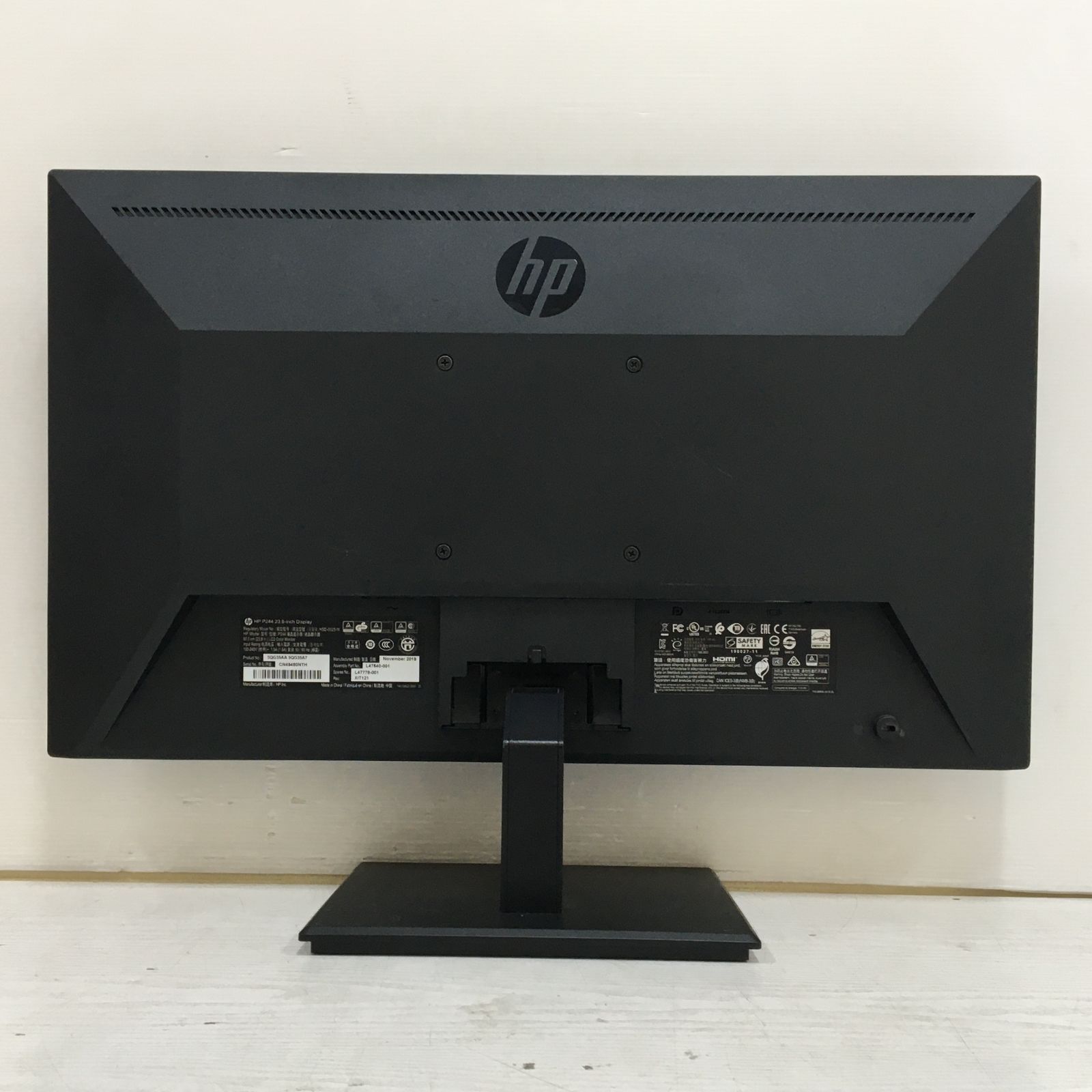 ☆【美品】HP P244 ワイド液晶モニター 23.8インチ フルHD ☆【美品】HP P244 ワイド液晶モニター 23.8インチ フルHD
