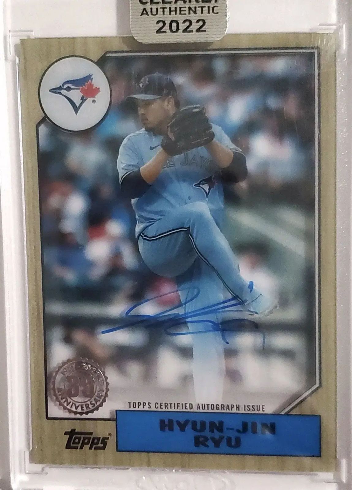 リュ ヒョンジン 2025 年 TOPPS トップス オート 野球カード