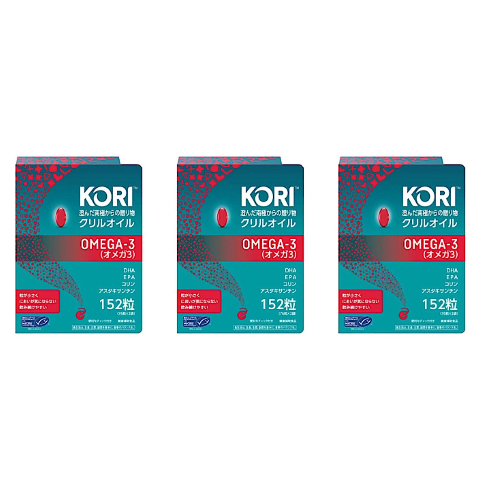 コストコ KORIクリルオイル 152粒 3個セット