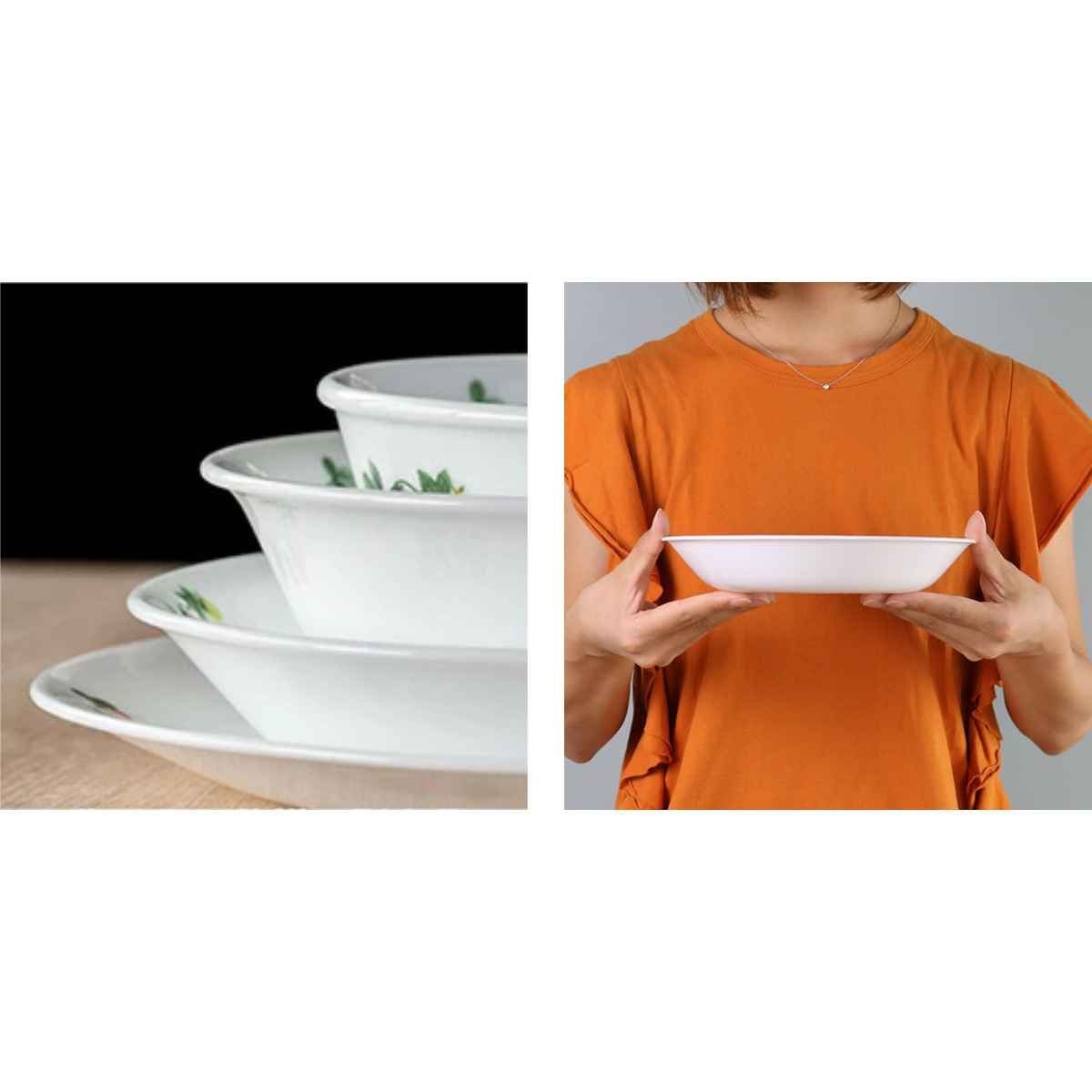 ボウル 21.5cm 深皿 CORELLE ノーブルイエロー 強化ガラス 5枚セット