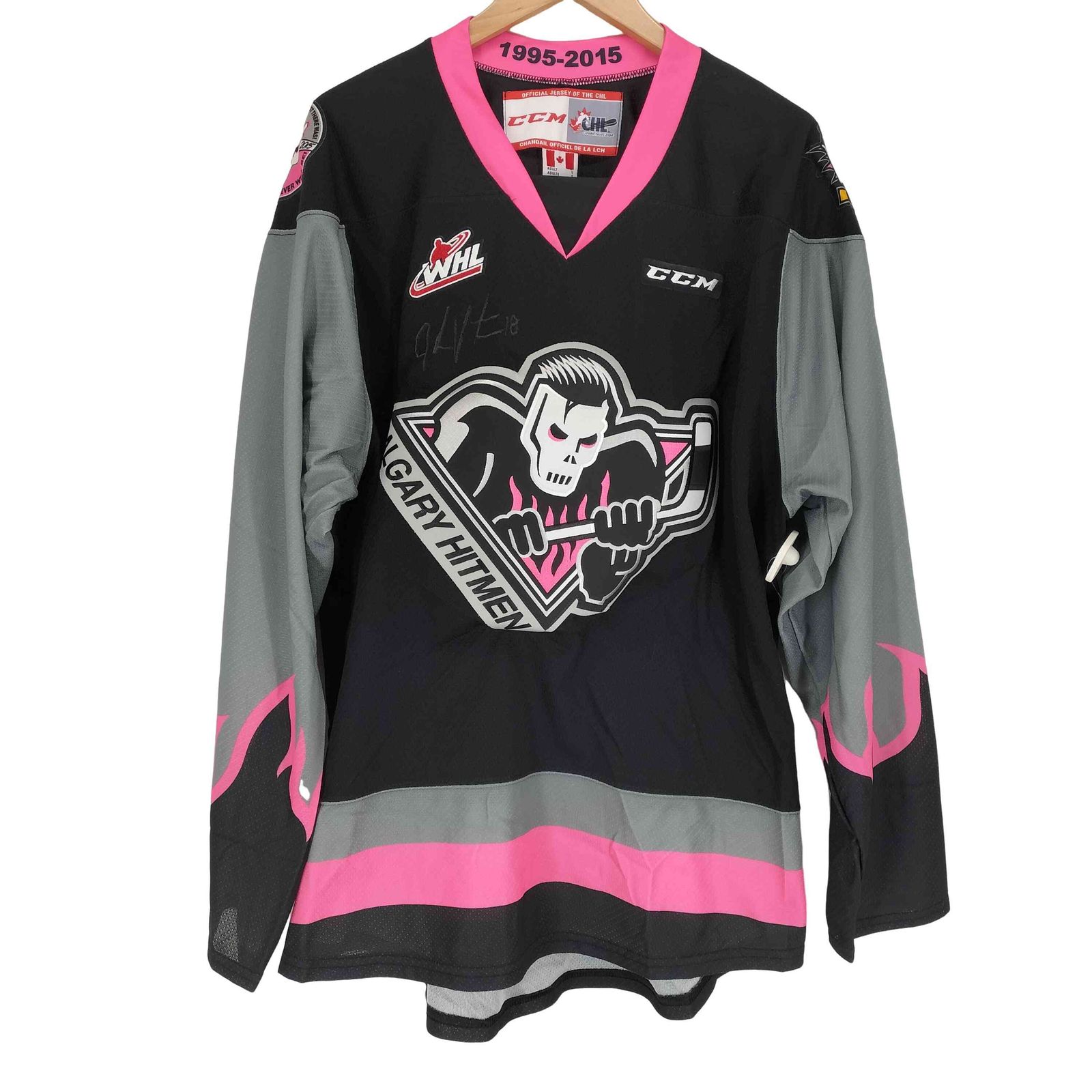 シーシーエム CCM CALGARY HITMEN ホッケーシャツ メンズ JPN：L 