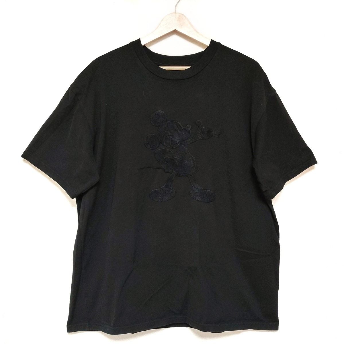 ESTNATION - ESTNATION(エストネーション) 半袖Tシャツ サイズM ユニセックス - 黒 ESTNATION Disney Collection ESTNATION(エストネーション) 半袖Tシャツ サイズM ユニセックス