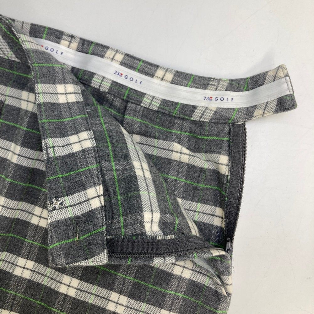 サイズ：58 23区GOLF ニジュウサンクゴルフ  ストレッチスカート チェック柄 グレー系 [240101467224] ゴルフウェア レディース ストスト サイズ：58 23区GOLF ニジュウサンクゴルフ ストレッチスカート