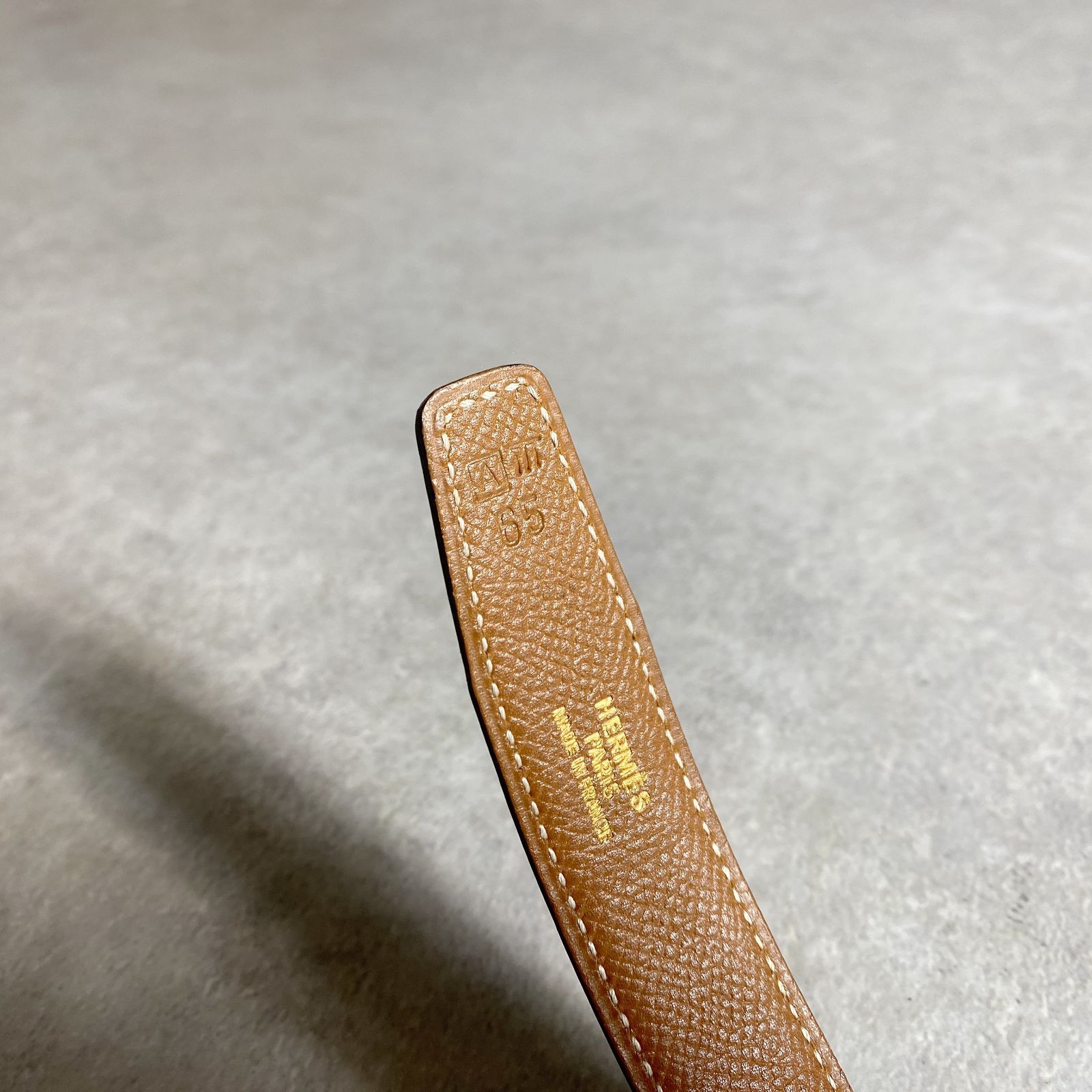 美品　エルメス　コンスタンス　Hロゴベルト　リバーシブル　Z刻印　正規　65 美品 エルメス コンスタンス Hロゴベルト リバーシブル Z刻印