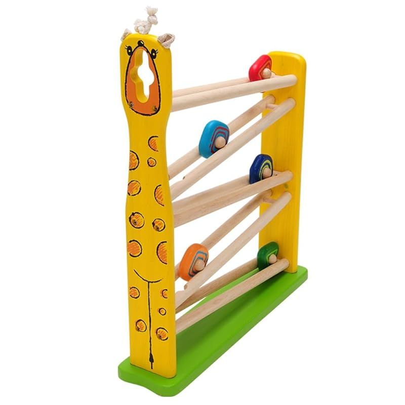 Edut? エデュテ アイムトイ キリンスロープ スロープトイ 知育玩具 木のおもちゃ1歳 2歳 誕生日プレゼント 男の子 女の子 1