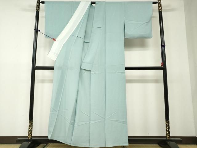 平和屋着物□上質な色無地 霞地紋 臙脂色 逸品 DAAE8806cm 平和屋着物