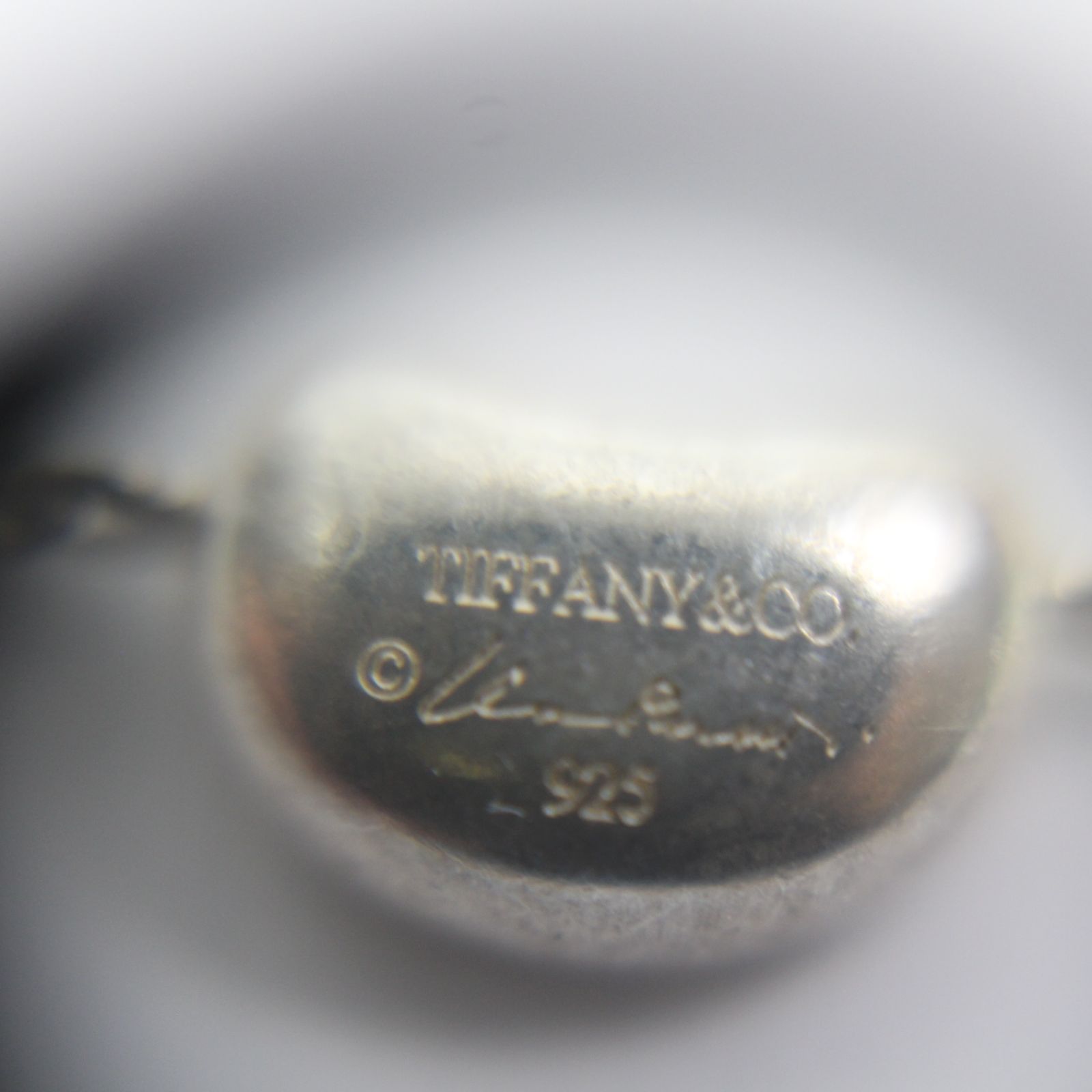566)ティファニー Tiffany&Co. ビーン 3P ブレスレット SV925