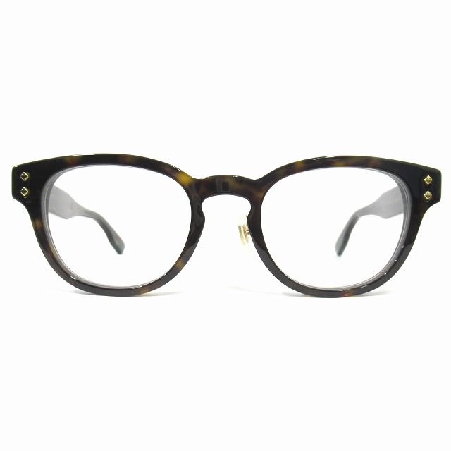 グッチ GUCCI 眼鏡 めがね メガネ アイウェア ウェリントンシェイプ クリングスタイプ GG1470OJ サイズ48□21-145 茶 ブラウン レディース ◆５