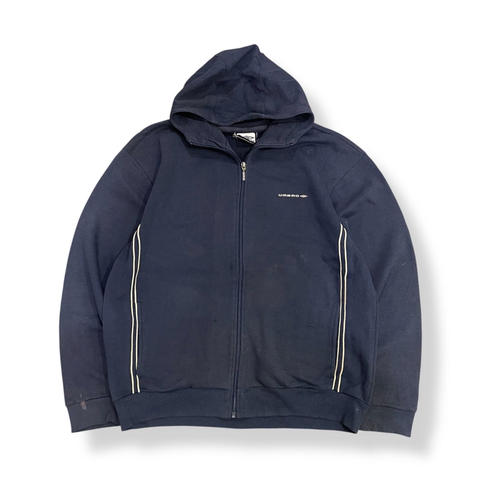 90's UMBRO イングランド代表 スウェットジップパーカー 古着 デサント製 UMBRO イングランド代表 ジップパーカー - メルカリ
