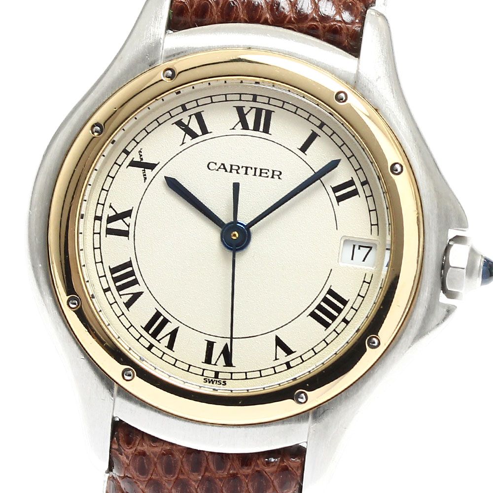 カルティエ CARTIER W350058F パンテールクーガーSM デイト クォーツ  